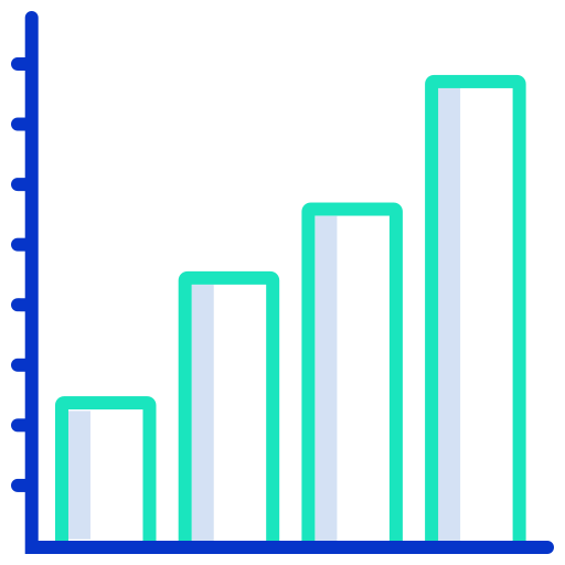 statistiche Icongeek26 Outline Colour icona