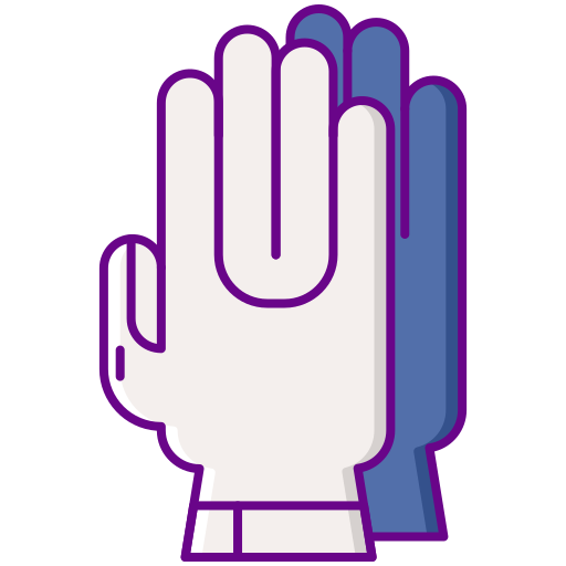 handschuhe Flaticons Lineal Color icon