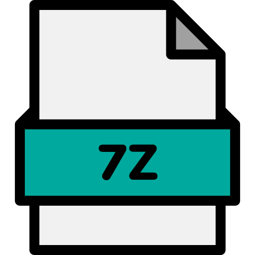 7zファイル Generic Outline Color icon