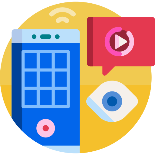 video Detailed Flat Circular Flat icon