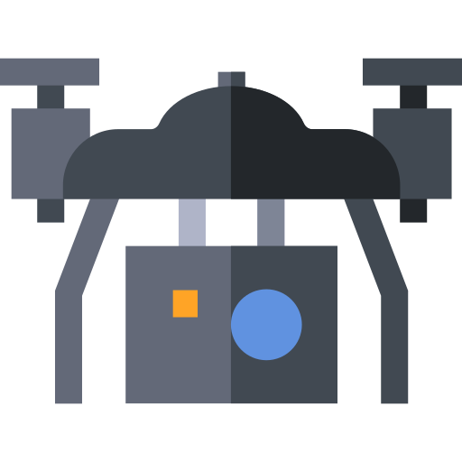 drone Basic Straight Flat icona