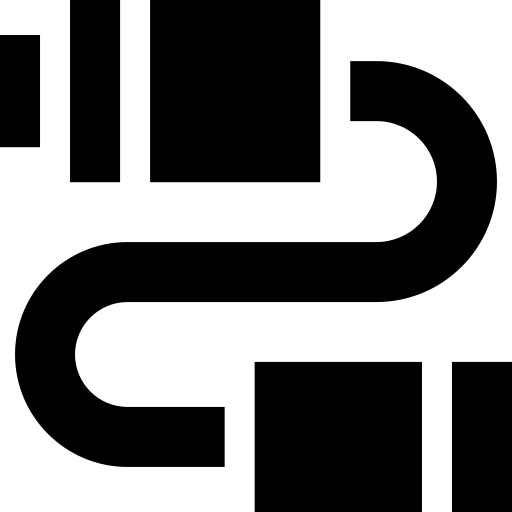 Cable Basic Straight Filled icon