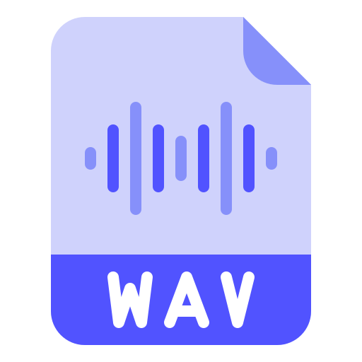 Wav format Iconixar Flat icon