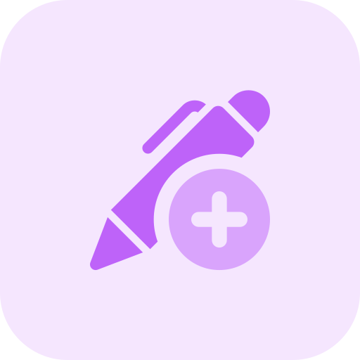 Pen Pixel Perfect Tritone icon