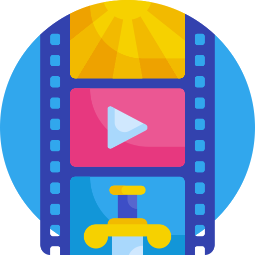 film Detailed Flat Circular Flat icon