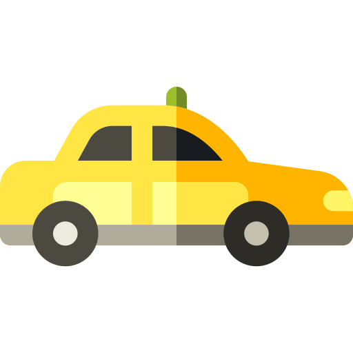 Cab Basic Rounded Flat icon