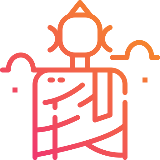 buddha Mangsaabguru Lineal Gradient icon