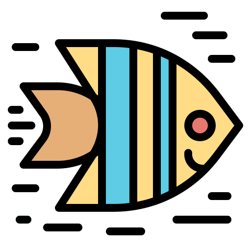 Fish Generic Outline Color icon