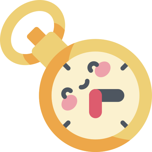 uhr Kawaii Flat icon