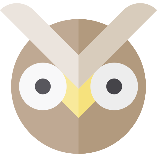 Owl Basic Straight Flat icon