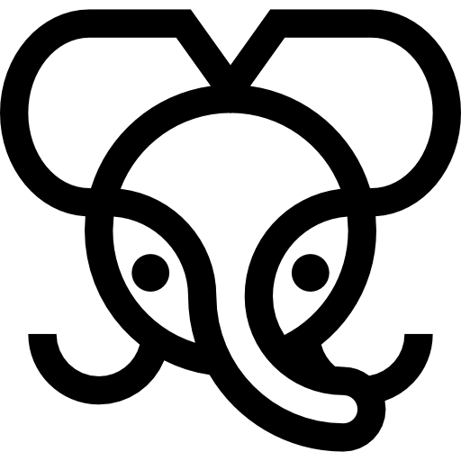 Elephant Basic Straight Lineal icon