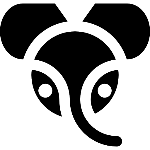 Elephant Basic Straight Filled icon