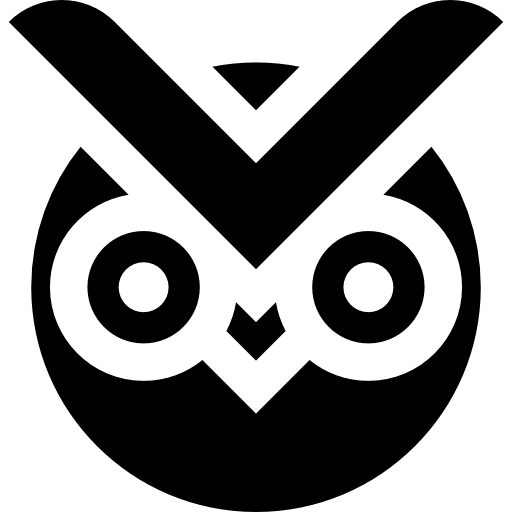 Owl Basic Straight Filled icon