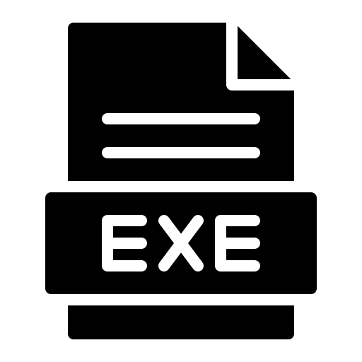 exe Generic Glyph Ícone