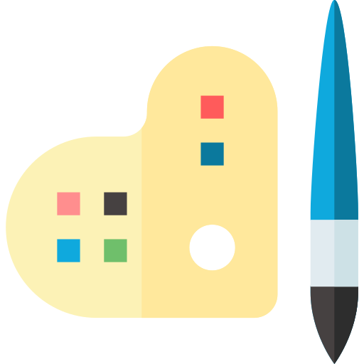 Art Basic Straight Flat icon