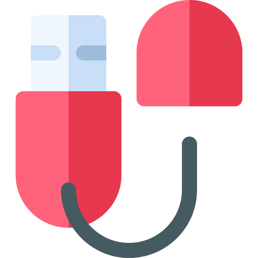 usb Basic Rounded Flat icon