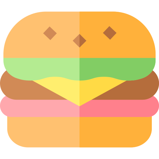 hamburger Basic Straight Flat Ícone