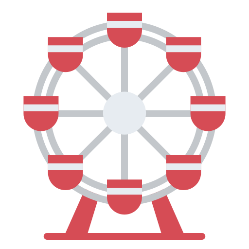 riesenrad Good Ware Flat icon