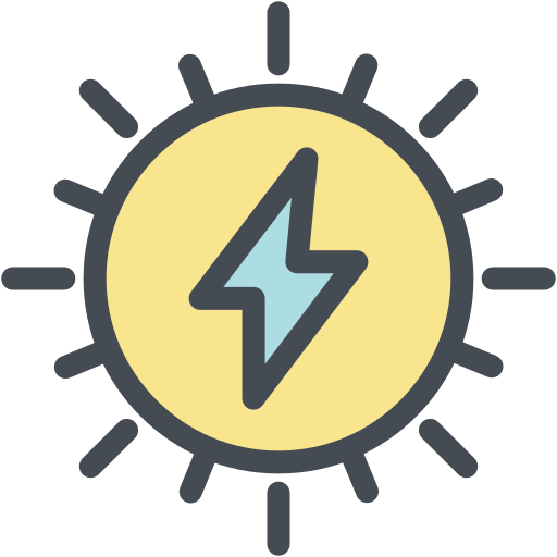 Solar energy Generic Outline Color icon