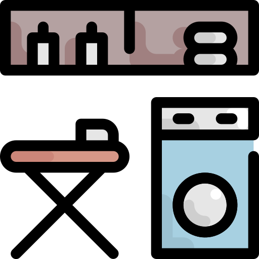 Laundry Generic Outline Color icon