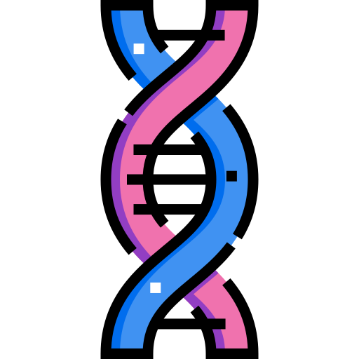 dna Detailed Straight Lineal color icon