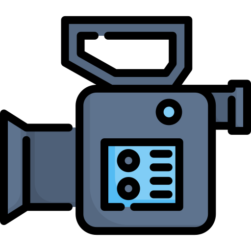 Video camera Kosonicon Lineal color icon