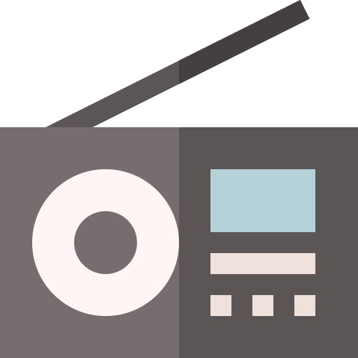 radio Basic Straight Flat icon