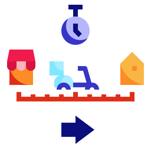 Route PongsakornRed Flat icon