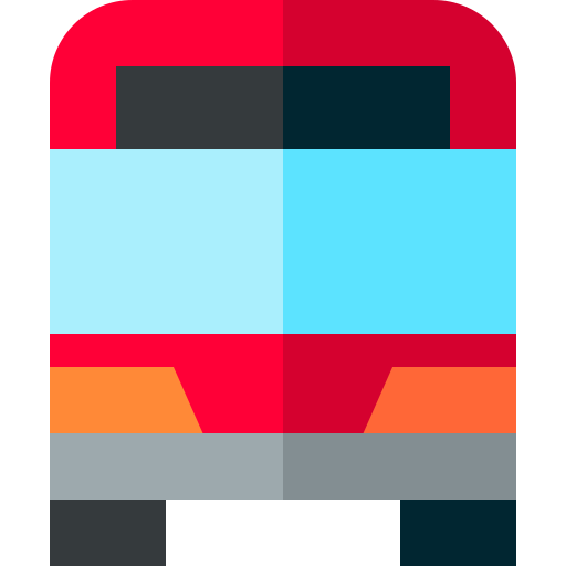 bus Basic Straight Flat icon