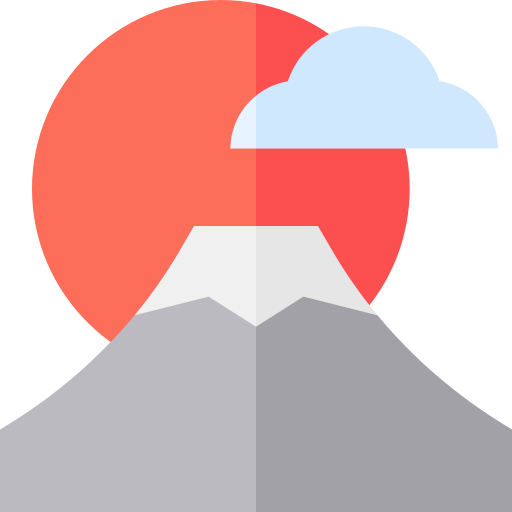 Fuji mountain Basic Straight Flat icon