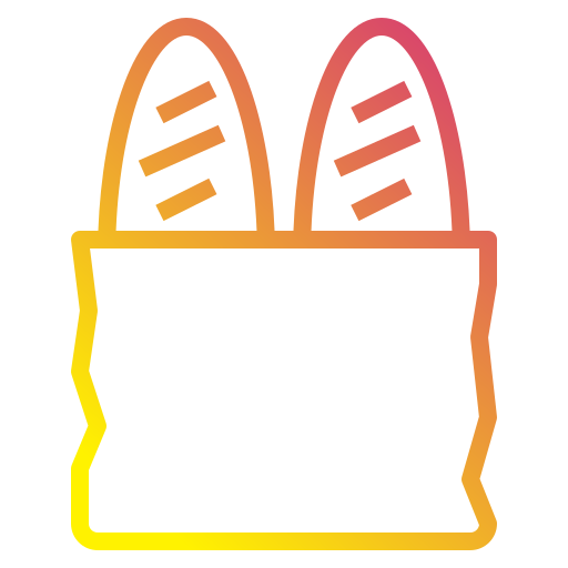 baguettes Payungkead Gradient icon