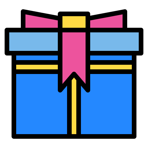 Gift box Payungkead Lineal Color icon