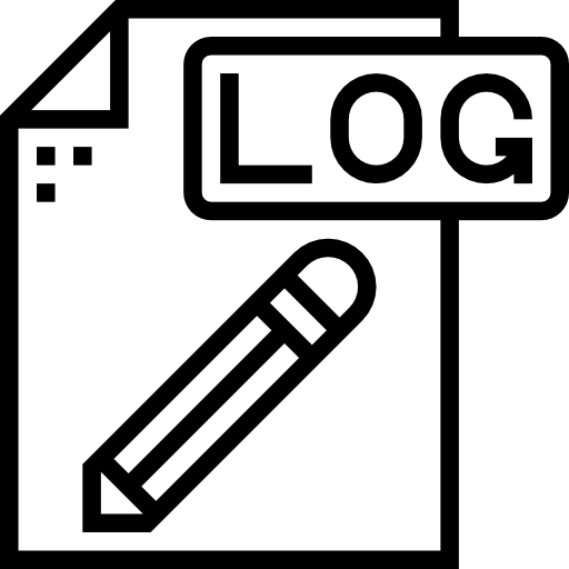 log Meticulous Line icon