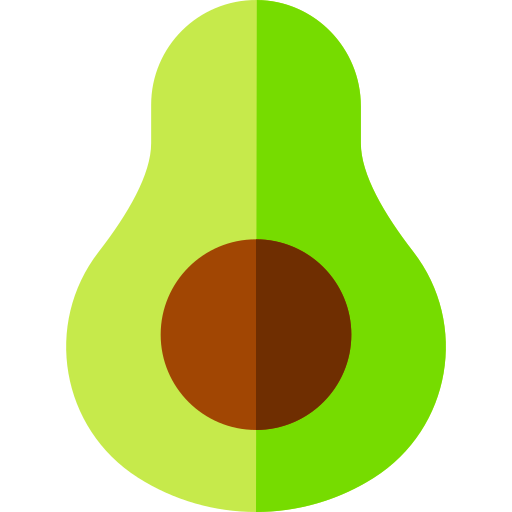 avocado Basic Straight Flat icon