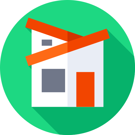 haus Flat Circular Flat icon