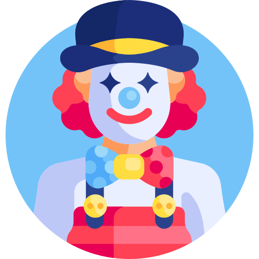 Clown Detailed Flat Circular Flat icon