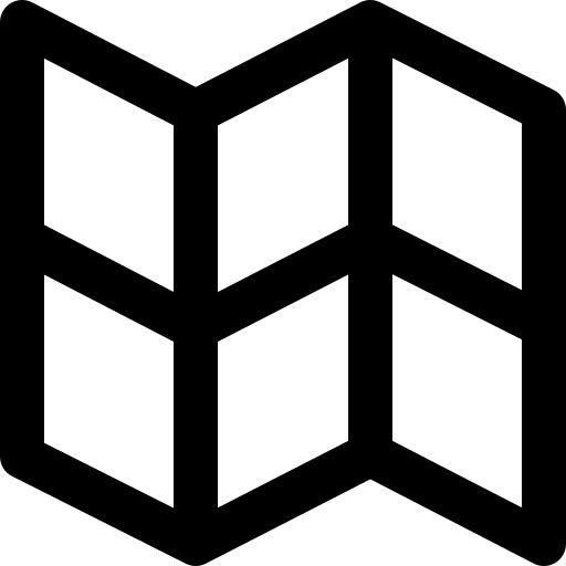 mapa Super Basic Rounded Lineal ikona