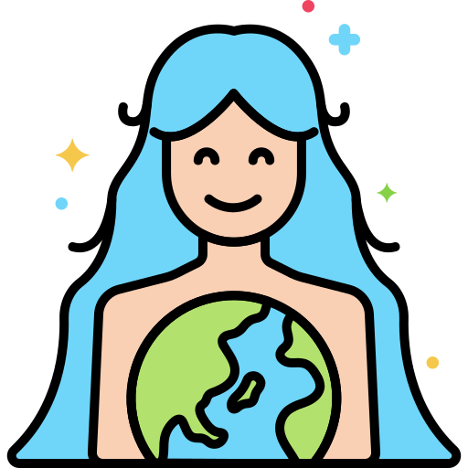 Goddess Flaticons Lineal Color icon