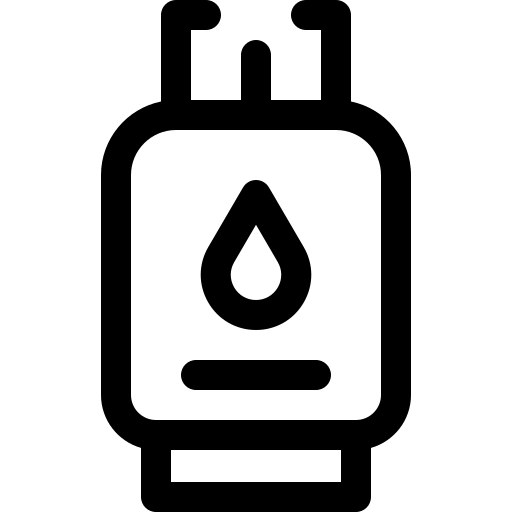 gaz Basic Rounded Lineal Icône