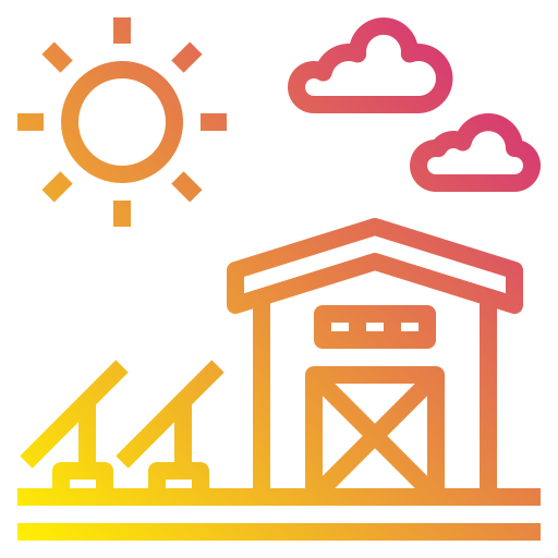 Farm Payungkead Gradient icon