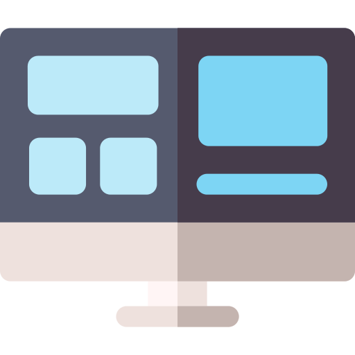 monitor Basic Rounded Flat icon