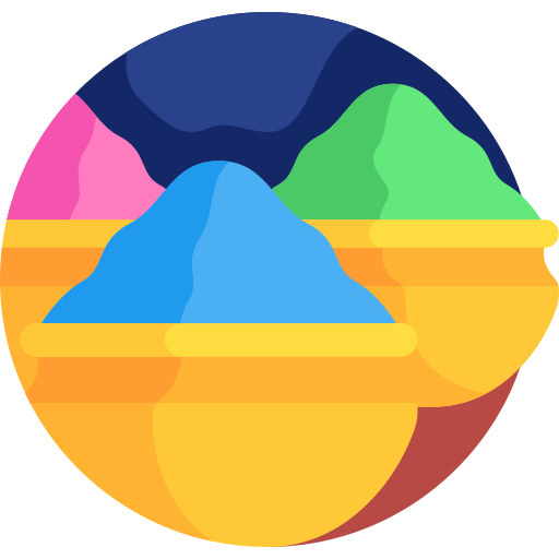 holi Detailed Flat Circular Flat icon