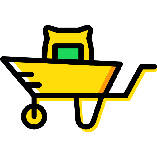 Wheelbarrow Basic Miscellany Yellow icon