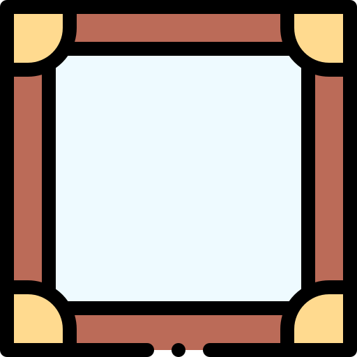 Frame Detailed Rounded Lineal color icon