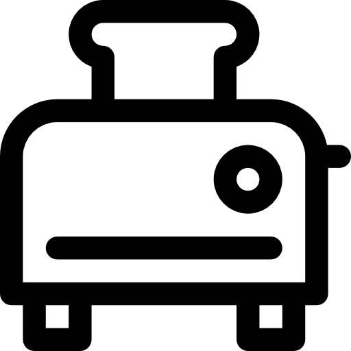 Toaster Basic Rounded Lineal icon