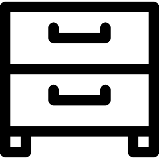 Cabinet Basic Rounded Lineal icon