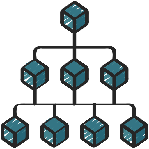 Hierarchical structure Juicy Fish Sketchy icon