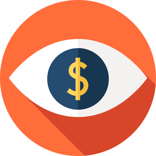 auge Flat Circular Flat icon