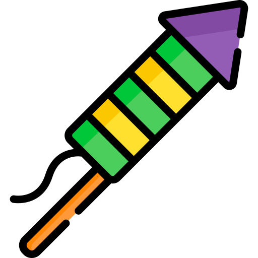 feuerwerk Special Lineal color icon