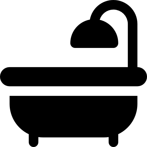 badewanne Basic Rounded Filled icon